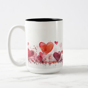 Tasse 2 Couleurs Personalized Valentine Coffee Mug