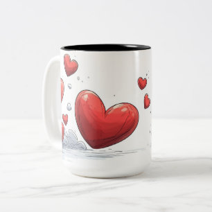 Tasse 2 Couleurs Personalized Valentine Coffee Mug