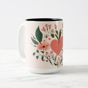 Tasse 2 Couleurs Personalized Valentine Coffee Mug
