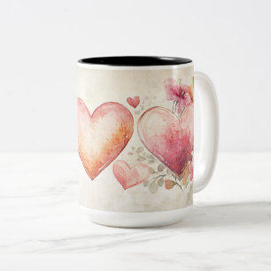 Tasse 2 Couleurs Personalized Valentine Coffee Mug
