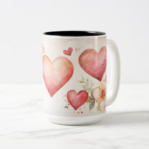 Tasse 2 Couleurs Personalized Valentine Coffee Mug