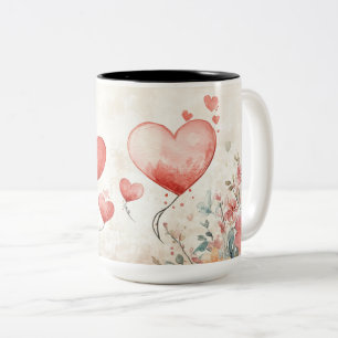 Tasse 2 Couleurs Personalized Valentine Coffee Mug