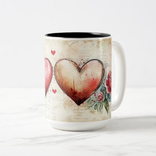Tasse 2 Couleurs Personalized Valentine Coffee Mug