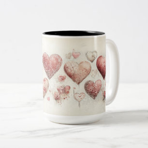 Tasse 2 Couleurs Personalized Valentine Coffee Mug