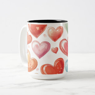 Tasse 2 Couleurs Personalized Valentine Coffee Mug