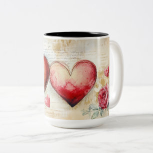 Tasse 2 Couleurs Personalized Valentine Coffee Mug