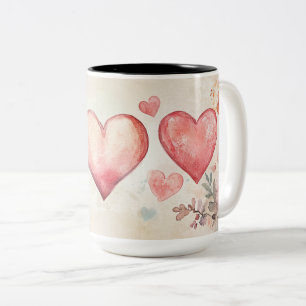 Tasse 2 Couleurs Personalized Valentine Coffee Mug
