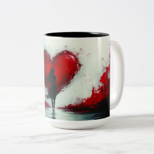 Tasse 2 Couleurs Personalized Valentine Coffee Mug
