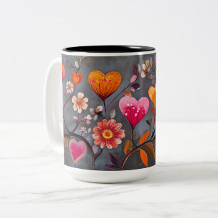 Tasse 2 Couleurs Personalized Valentine Coffee Mug
