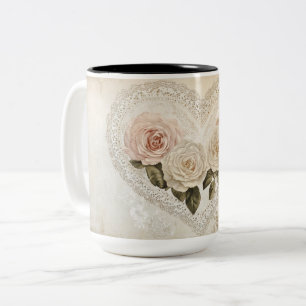 Tasse 2 Couleurs Personalized Valentine Coffee Mug, Custom Valentin