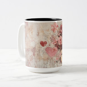 Tasse 2 Couleurs Personalized Valentine Coffee Mug, Custom Valentin