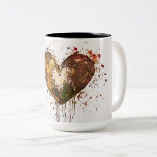 Tasse 2 Couleurs Personalized Valentine Coffee Mug, Custom Valentin