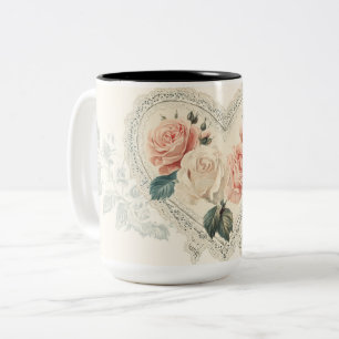 Tasse 2 Couleurs Personalized Valentine Coffee Mug, Custom Valentin