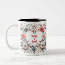 Personnalisé AI généré Boho Heart Design