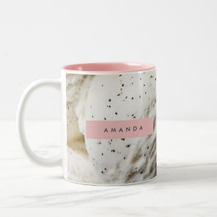 Tasse 2 Couleurs Personnalisée Cosy Vanilla Bean Ice Cream Aesthéti