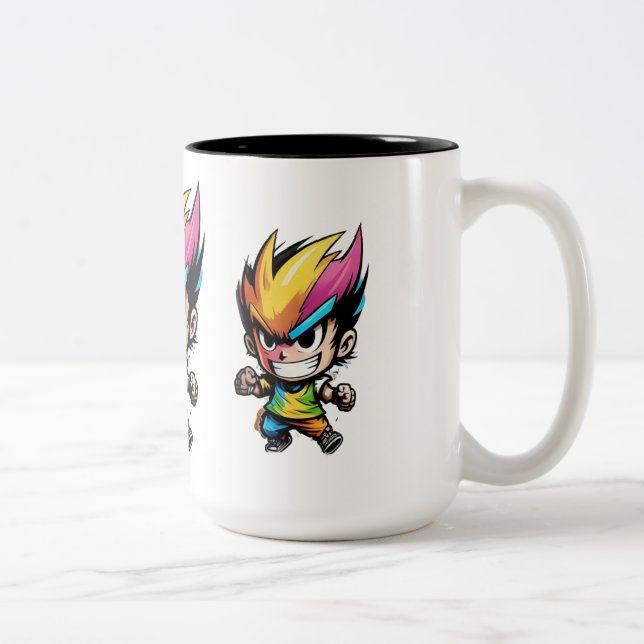 Tasse 2 Couleurs Personnaliser meilleur cadeau (Droit)