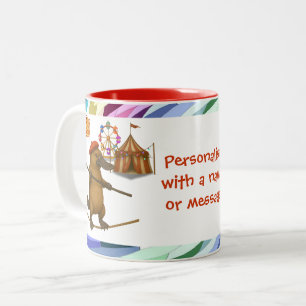 Tasse 2 Couleurs Personnaliser Platon ornithorynque funambule