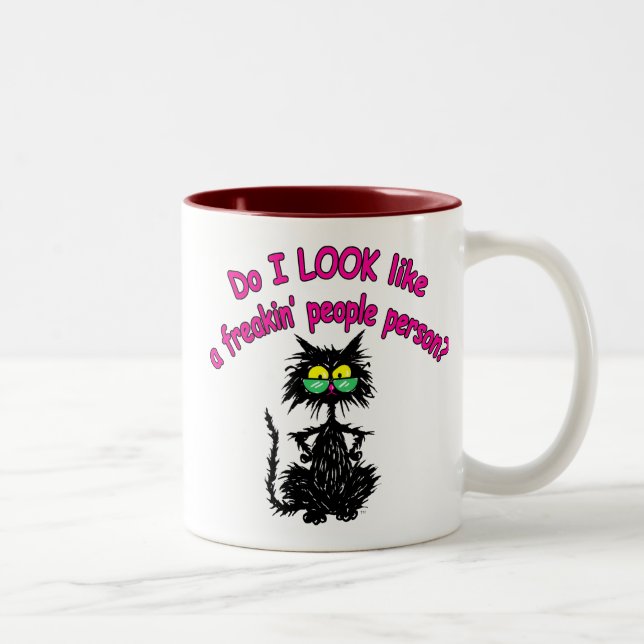 TASSE 2 COULEURS PERSONNE DE PERSONNES (Droit)