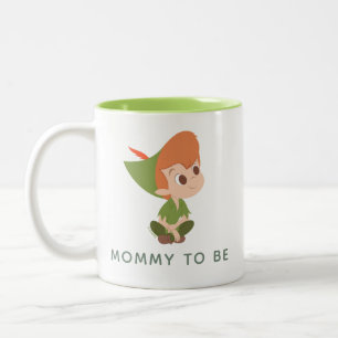 Tasse 2 Couleurs Peter Pan Neverland - Baby shower Maman à être