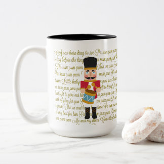 Tasse 2 Couleurs Petit batteur de Noël