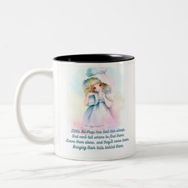 Tasse 2 Couleurs Petit Bo-Peep mignon (Gauche)