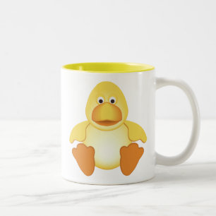 Tasse 2 Couleurs Petit canard jaune