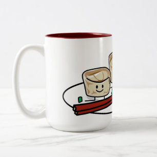 Tasse 2 Couleurs Petit déjeuner coréen le Hangeul de dim sum de