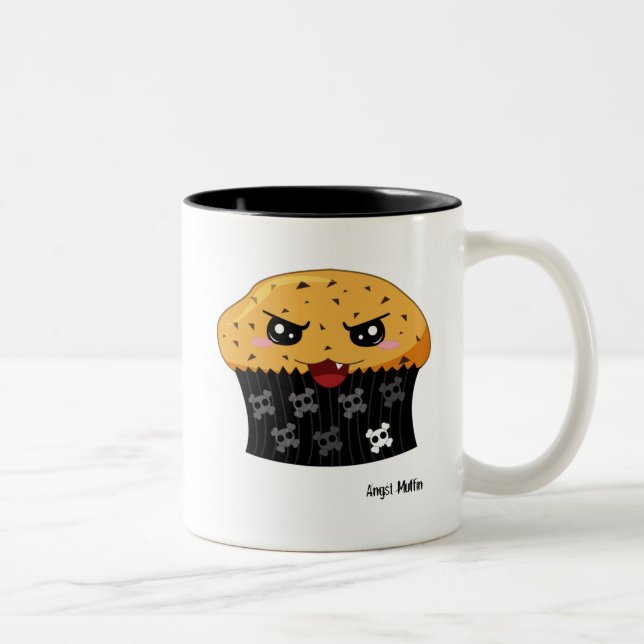 Tasse 2 Couleurs Petit pain d'angoisse existentielle (Droit)