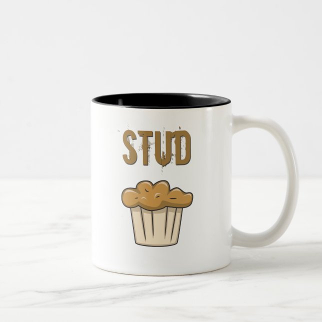 Tasse 2 Couleurs petit pain de goujon (Droit)