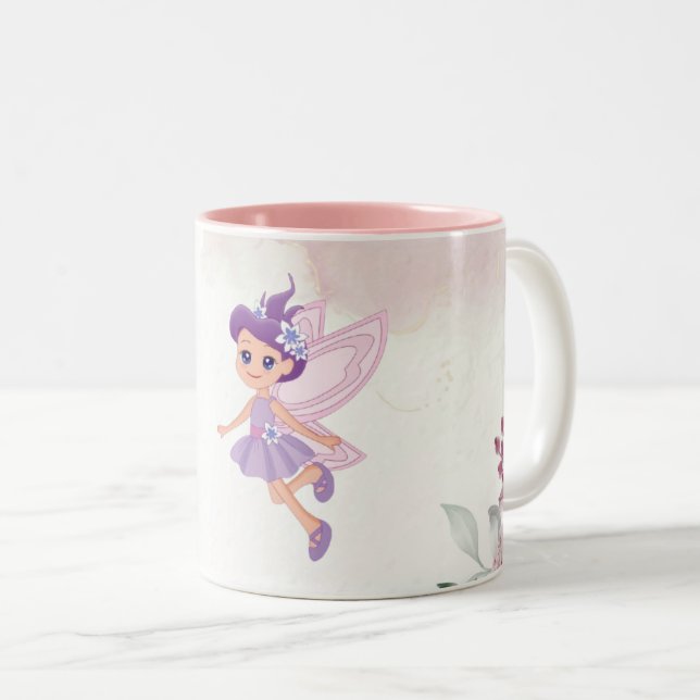 Tasse 2 Couleurs Petit rose (Devant droit)