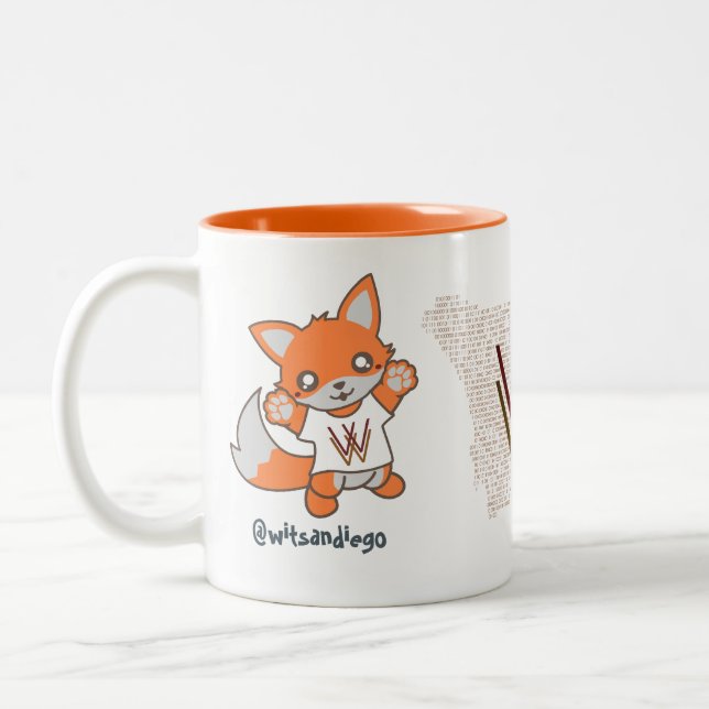 Tasse 2 Couleurs Petite Musique (Gauche)