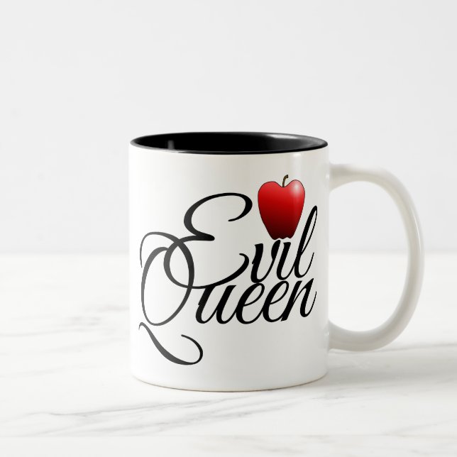 Tasse 2 Couleurs Petite pomme Evil Queen (Droit)