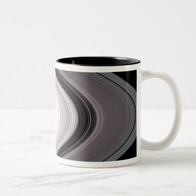 Tasse 2 Couleurs Petites particules dans SaturnĂ`s bagues (Droit)