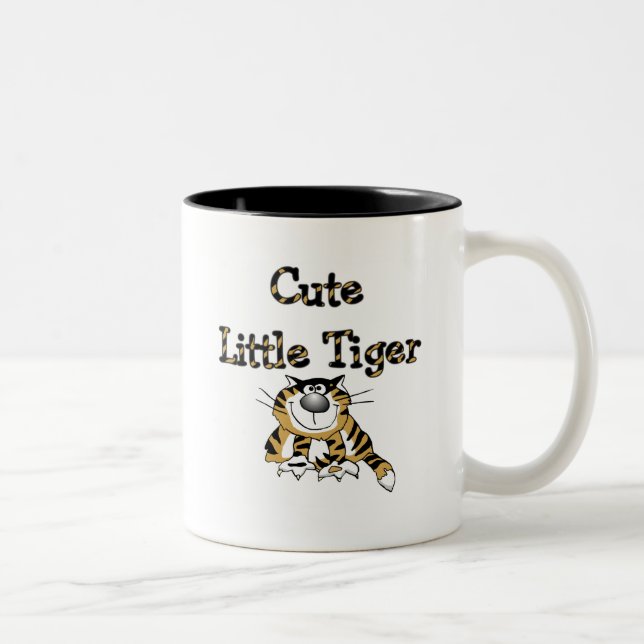 Tasse 2 Couleurs Petits T-shirts et cadeaux mignons de tigre (Droit)