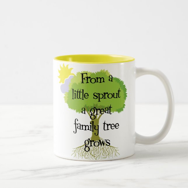 Tasse 2 Couleurs Peu de pousse (Droit)