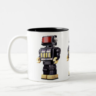 Tasse 2 Couleurs Peu de robot x3