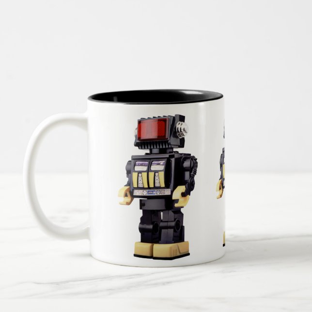 Tasse 2 Couleurs Peu de robot x3 (Gauche)