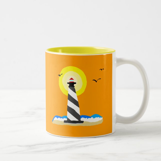 Tasse 2 Couleurs Phare (Droit)