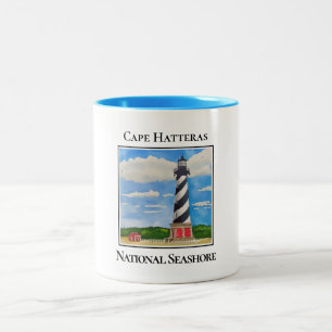 Tasse 2 Couleurs Phare, Cape Hatteras, Côte Nationale