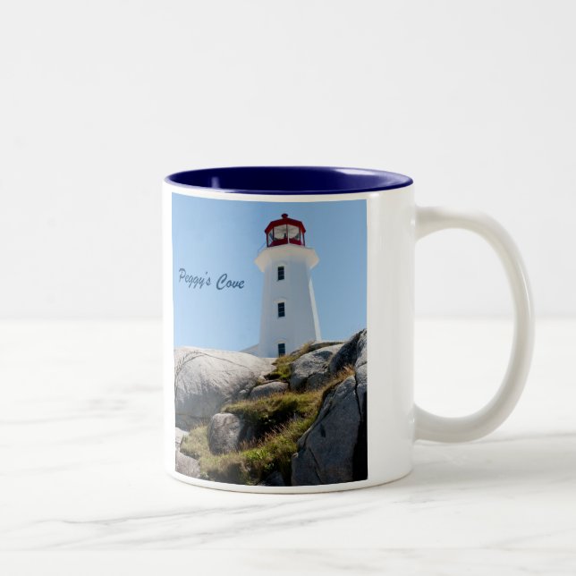 Tasse 2 Couleurs Phare de la crique de Peggy (Droit)