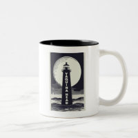 Phare de Yaquina Head Oregon Moon