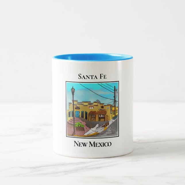 Tasse 2 Couleurs Phare en Ville, South Haven, Michigan (Centre)