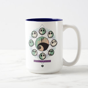 Tasse 2 Couleurs Phases Jack & Sally Moon - Forever & Always