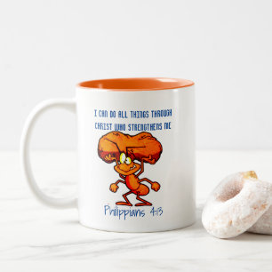 Tasse 2 Couleurs Philippiens 4:13 - Je peux faire tout par JC