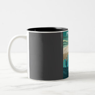 Tasse 2 Couleurs Phoenix Arizona États-Unis Vintage Minimal Retr