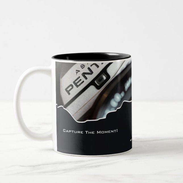 Tasse 2 Couleurs Phorographe promotionnel noir et blanc (Gauche)