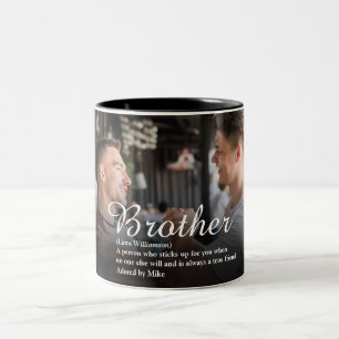Tasse 2 Couleurs Photo Amusant Cool moderne meilleure jamais Brothe