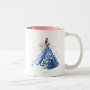 Tasse 2 Couleurs Photo Cendrillon Avec Lettre