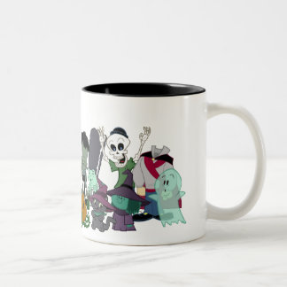 Tasse 2 Couleurs Photo de groupe de Halloweenies