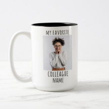Photo et nom personnalisés Mon collègue favori
